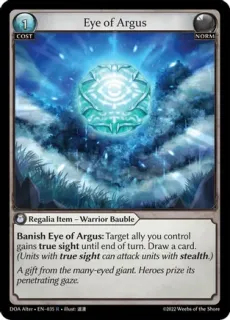Eye of Argus / Grand Archive / Dawn of Ashes Alter Edition