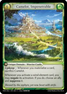 Camelot, Impenetrable / Grand Archive / Dawn of Ashes Alter Edition