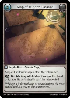 Map of Hidden Passage / Grand Archive / Dawn of Ashes Alter Edition