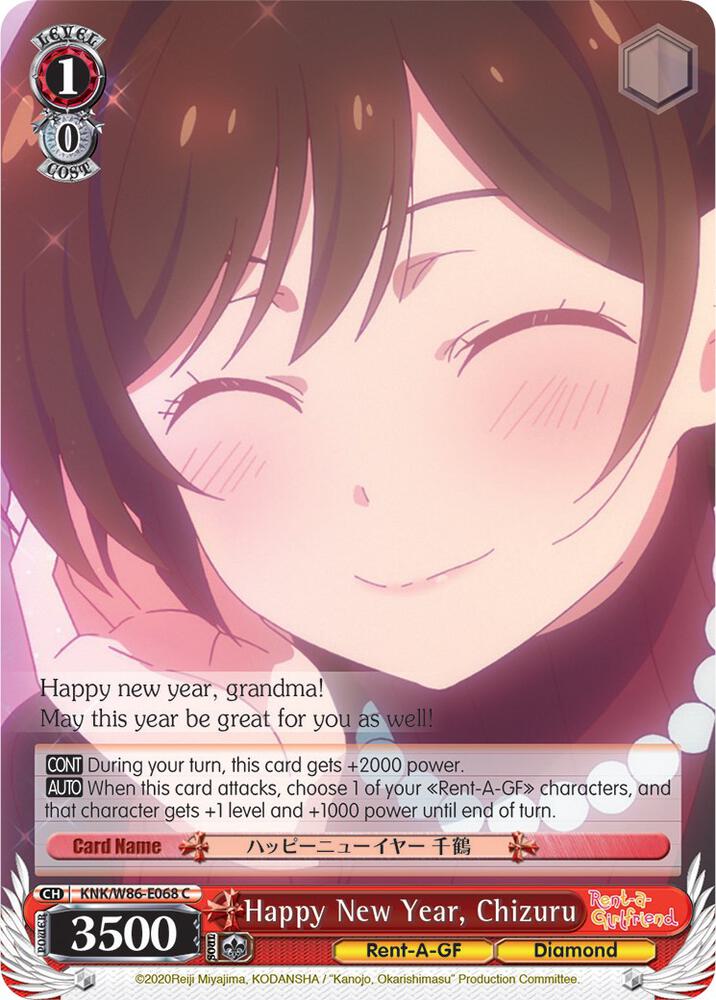 Happy New Year, Chizuru / Rent-A-Girlfriend / Weiss Schwarz