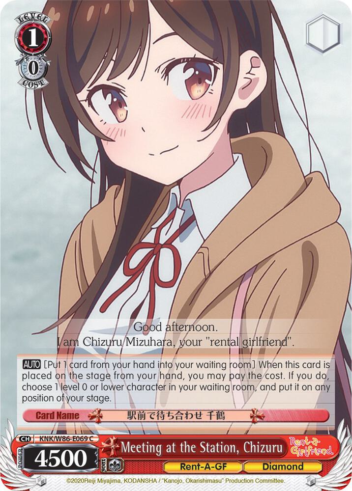 Meeting at the Station, Chizuru / Rent-A-Girlfriend / Weiss Schwarz