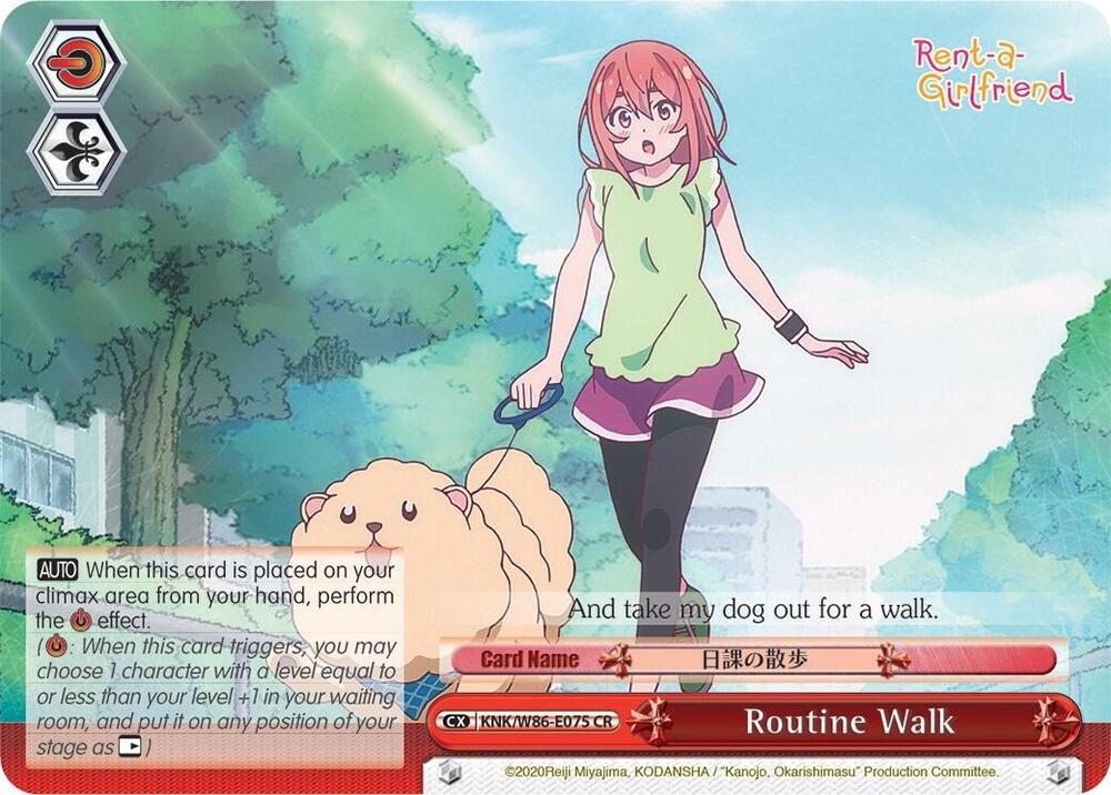Routine Walk / Rent-A-Girlfriend / Weiss Schwarz