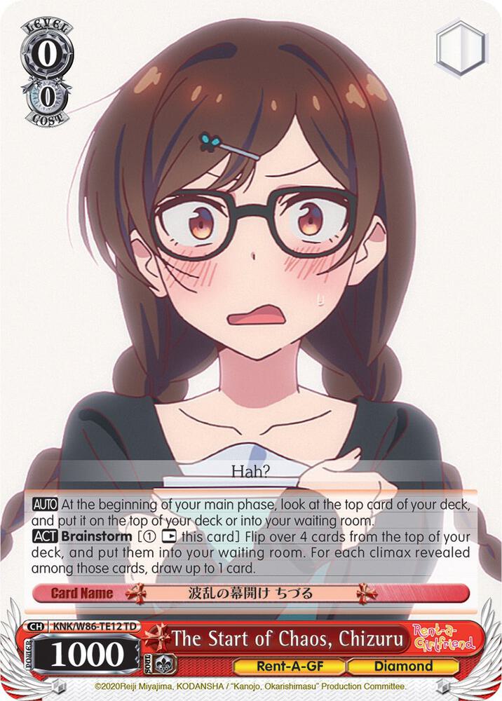 The Start of Chaos, Chizuru / Rent-A-Girlfriend / Weiss Schwarz