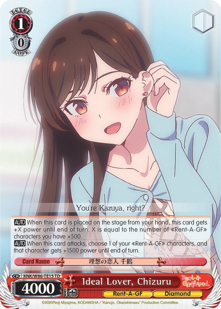 Ideal Lover, Chizuru / Rent-A-Girlfriend / Weiss Schwarz