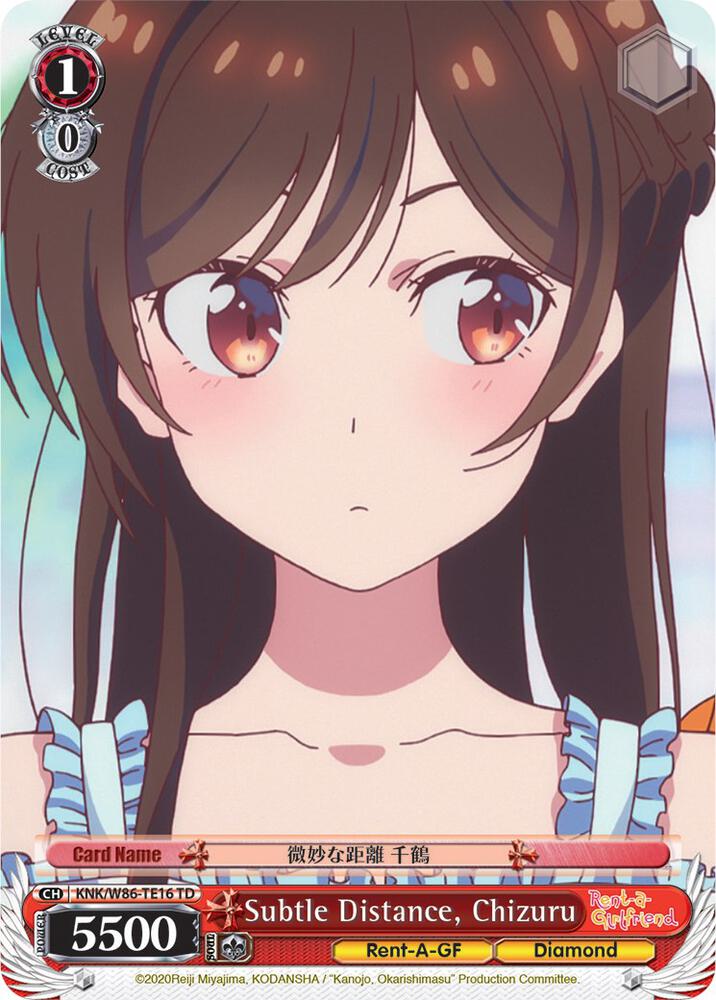 Subtle Distance, Chizuru / Rent-A-Girlfriend / Weiss Schwarz