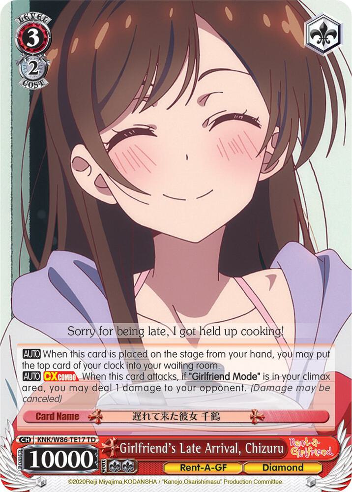 Girlfriend's Late Arrival, Chizuru / Rent-A-Girlfriend / Weiss Schwarz
