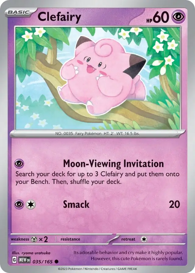 Clefairy / Pokemon Card 151 / Scarlet & Violet / Pokemon