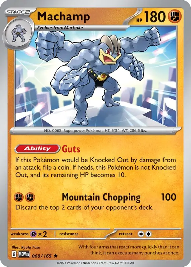 Machamp / Pokemon Card 151 / Scarlet & Violet / Pokemon