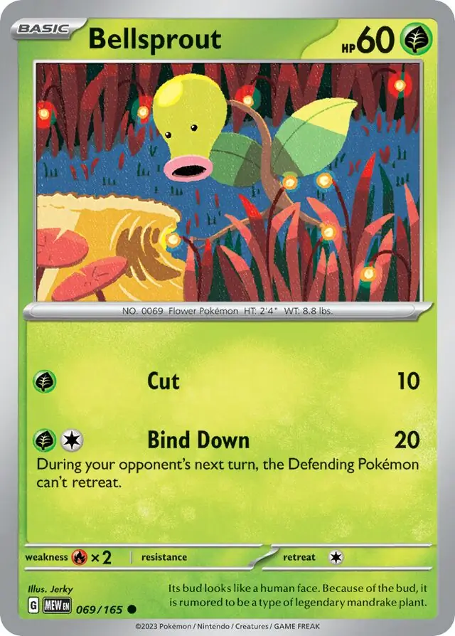 Bellsprout / Pokemon Card 151 / Scarlet & Violet / Pokemon