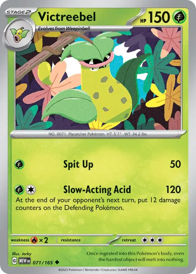Victreebel / Pokemon Card 151 / Scarlet & Violet / Pokemon