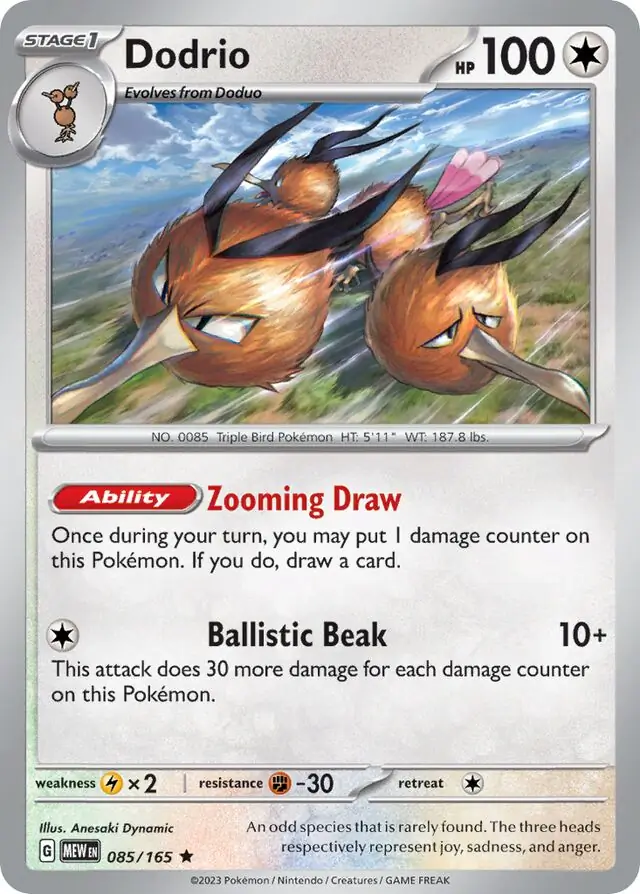 Dodrio / Pokemon Card 151 / Scarlet & Violet / Pokemon