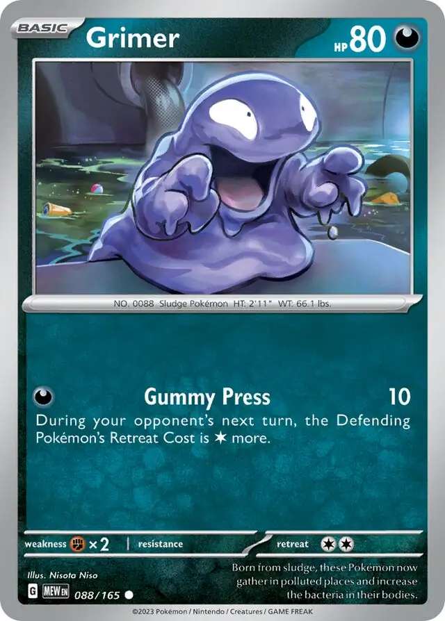 Grimer / Pokemon Card 151 / Scarlet & Violet / Pokemon