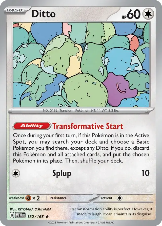 Ditto / Pokemon Card 151 / Scarlet & Violet / Pokemon