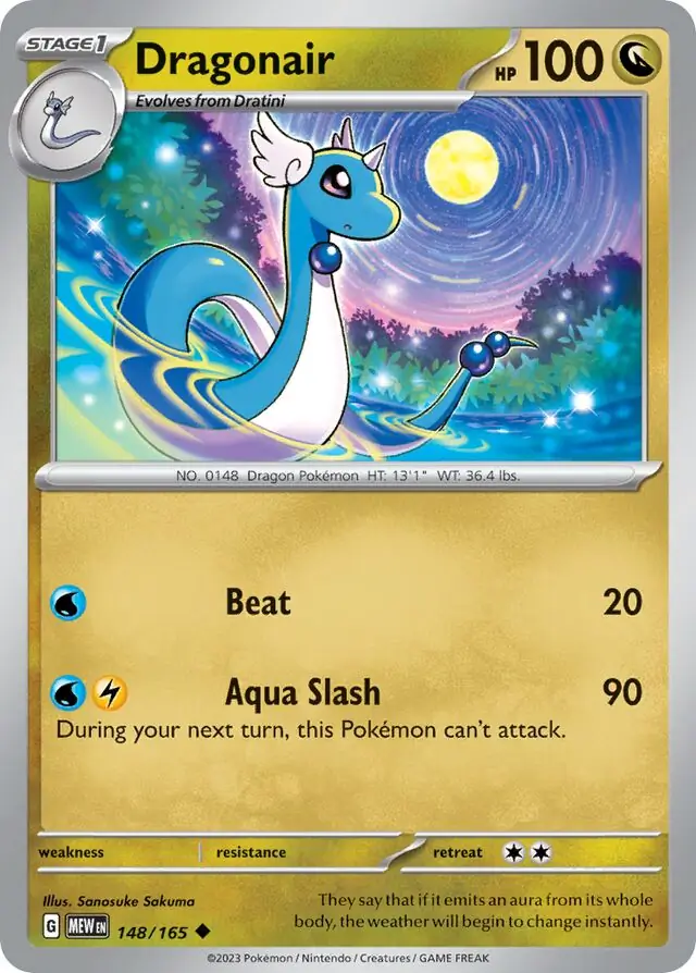 Dragonair / Pokemon Card 151 / Scarlet & Violet / Pokemon