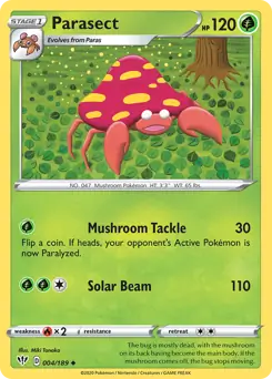 Parasect / Darkness Ablaze / Sword & Shield / Pokemon