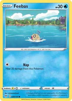 Feebas / Darkness Ablaze / Sword & Shield / Pokemon