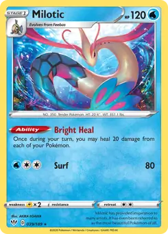 Milotic / Darkness Ablaze / Sword & Shield / Pokemon