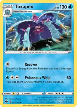 Toxapex / Darkness Ablaze / Sword & Shield / Pokemon