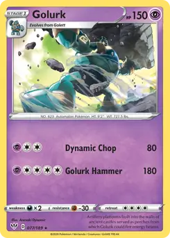 Golurk / Darkness Ablaze / Sword & Shield / Pokemon