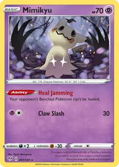 Mimikyu / Darkness Ablaze / Sword & Shield / Pokemon
