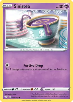 Sinistea / Darkness Ablaze / Sword & Shield / Pokemon