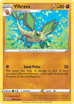 Vibrava / Darkness Ablaze / Sword & Shield / Pokemon