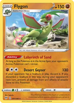 Flygon / Darkness Ablaze / Sword & Shield / Pokemon