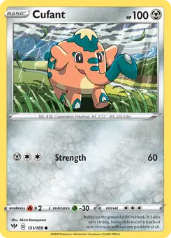 Cufant / Darkness Ablaze / Sword & Shield / Pokemon