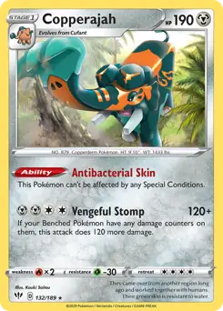 Copperajah / Darkness Ablaze / Sword & Shield / Pokemon