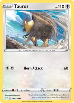 Tauros / Darkness Ablaze / Sword & Shield / Pokemon