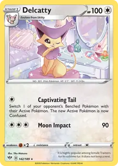 Delcatty / Darkness Ablaze / Sword & Shield / Pokemon