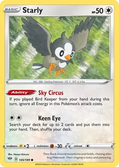 Starly / Darkness Ablaze / Sword & Shield / Pokemon