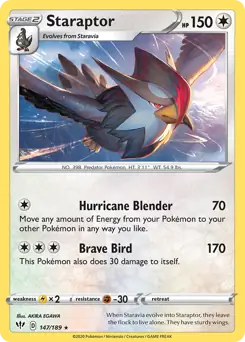 Staraptor / Darkness Ablaze / Sword & Shield / Pokemon