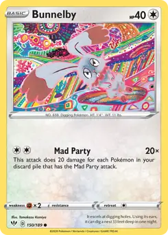 Bunnelby / Darkness Ablaze / Sword & Shield / Pokemon