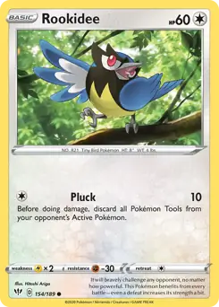 Rookidee / Darkness Ablaze / Sword & Shield / Pokemon