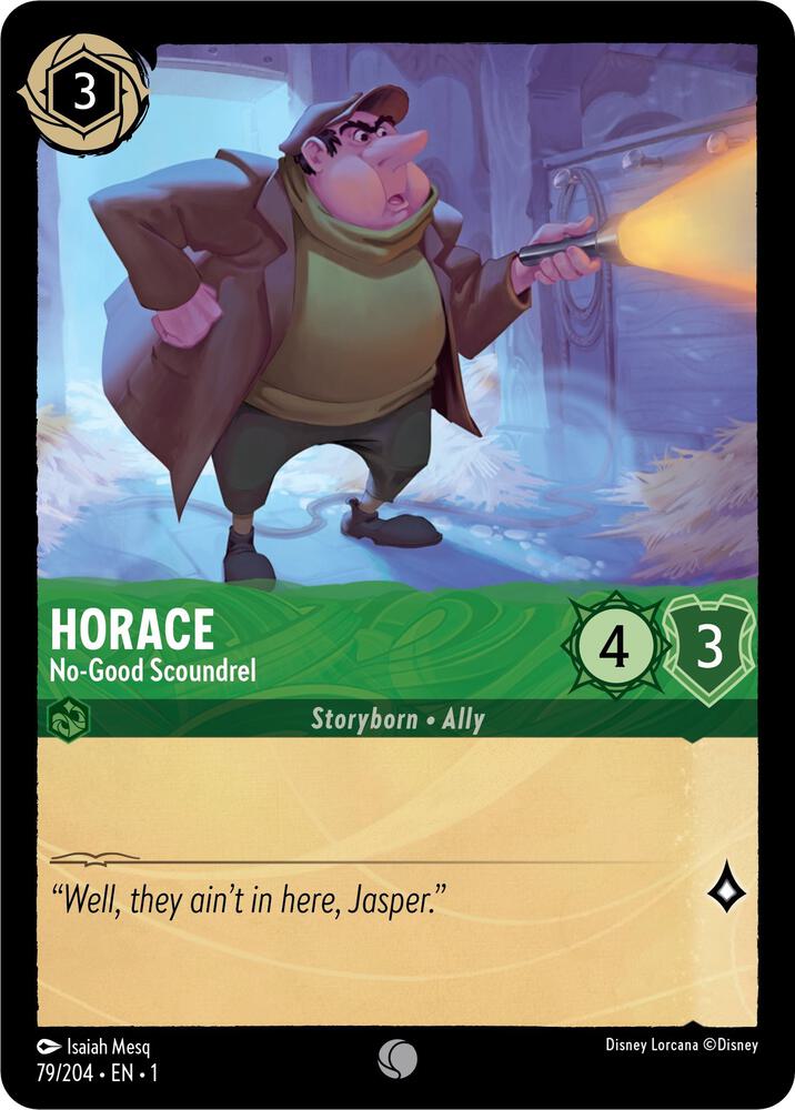 Horace - No-Good Scoundrel / The First Chapter / Lorcana