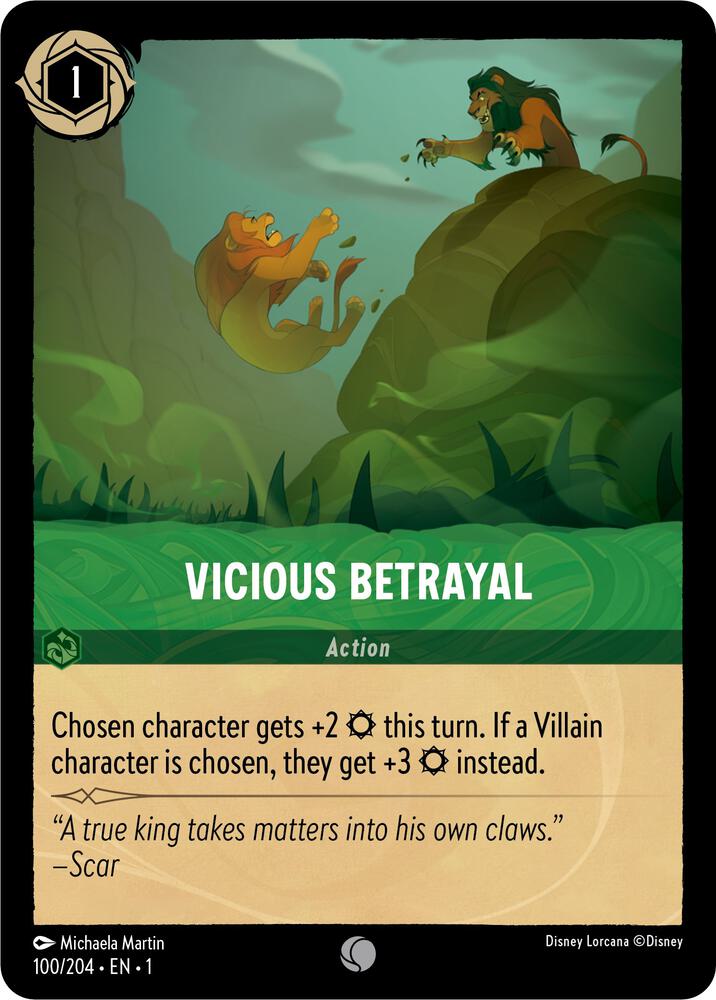 Vicious Betrayal / The First Chapter / Lorcana