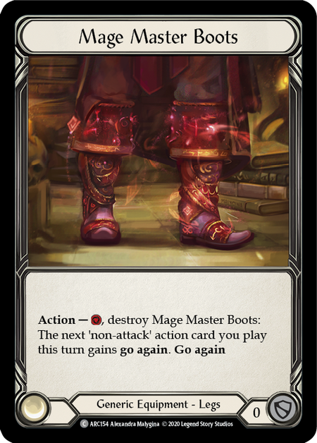 Mage Master Boots (Standard) / Flesh & Blood - ARCANE RISING