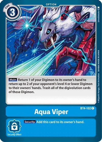 Aqua Viper (OPTION) / DIGIMON - GREAT LEGEND