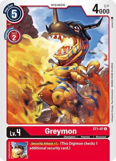 Greymon (U) / DIGIMON - STARTER DECK