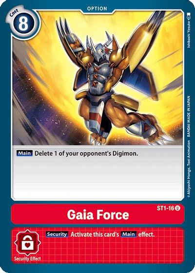 Gaia Force (OPTION) / DIGIMON - STARTER DECK
