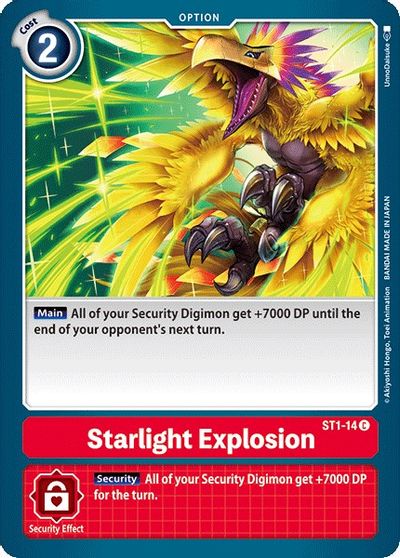 Starlight Explosion (OPTION) / DIGIMON - STARTER DECK