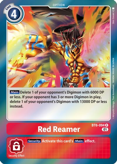 Red Reamer (OPTION) / DIGIMON 