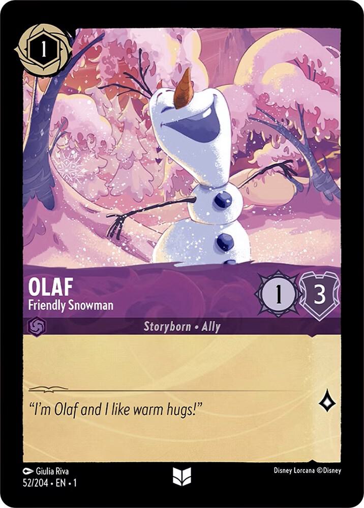 Olaf - Friendly Snowman / The First Chapter / Lorcana