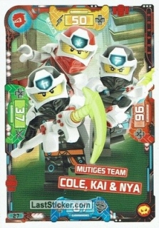 Mutiges Team Cole, Kai & Nya / LEGO Ninjago / Serie 5 Next Level