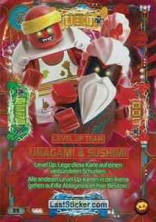 Level Up Team Unagami& Sushimi / LEGO Ninjago / Serie 5 Next Level
