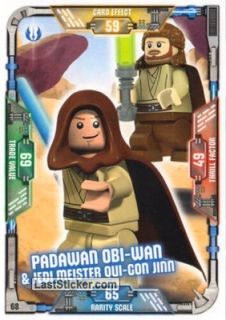 Padawan Obi-Wan & Jedi Master Qui-Gon Jinn / LEGO Star Wars / Series 1 