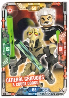 General Grievous & Count Dooku / LEGO Star Wars / Series 1 