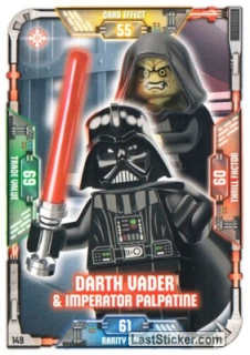 Darth Vader & Emperor Palpatine / LEGO Star Wars / Series 1 