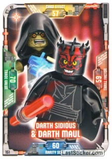Darth Sidious & Darth Maul / LEGO Star Wars / Series 1 